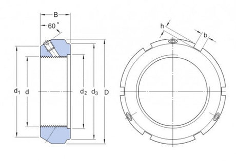 SKF 26 rondelle de sécurité avec broches