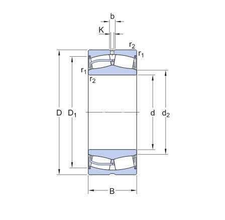 SKF 24122 2CS5/GEM roulement à billes