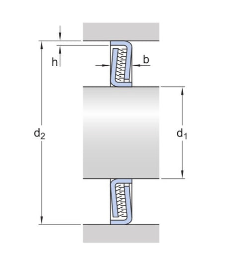 SKF Z 204 F joint d'étanchéité à bague