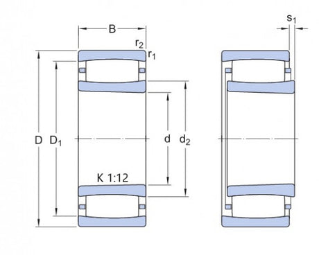 SKF C 3144 K/C3 roulement toroïdal