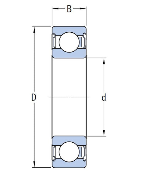 SKF E2.6304-2Z/C3 roulement à billes