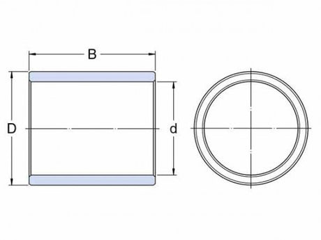 SKF PSM 121612 A51 coussinet glissant en bronze sintré