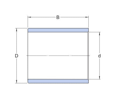 SKF PPM 303430 douille de glissement en polyamide PTFE