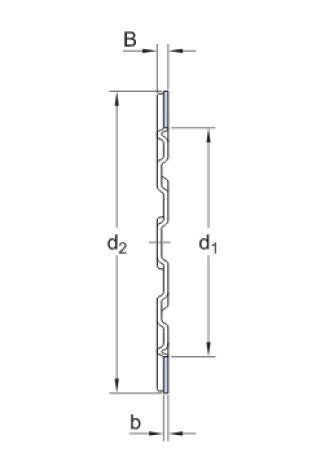 SKF ZW 30X37 entretoise de calage