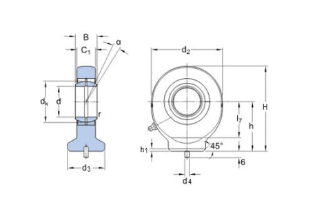 SKF SC 60 ES tête articulée