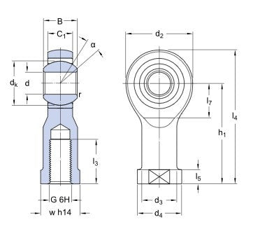 SKF SILKAC 5 M tête articulée