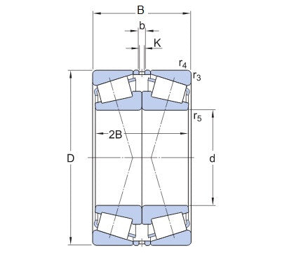 SKF 31326 X/DF roulement conique