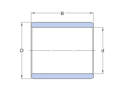 SKF PWM 10011580 coussinet de glissement en fibres tissées