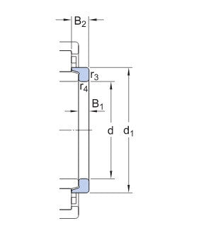 SKF HJ 2232 EC anneau de butée